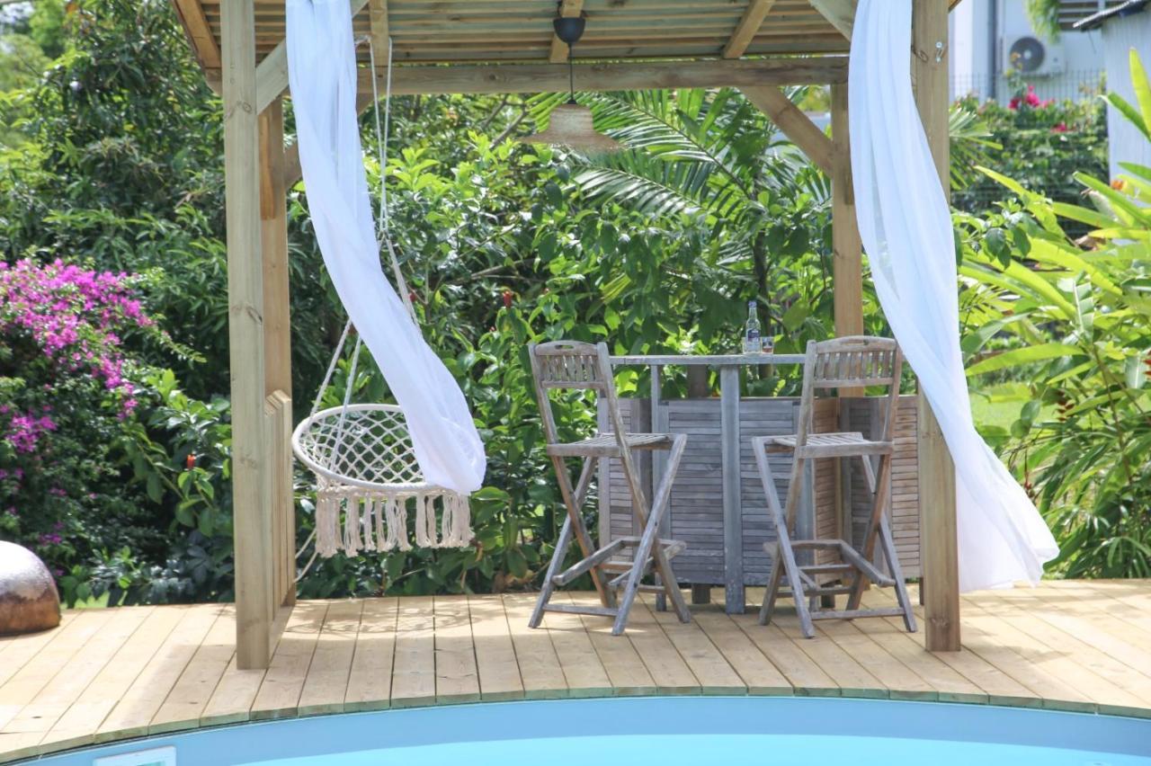 L Orchidee Bleue, Bas De Villa, Vue Mer, Piscine Privee Сен-Ан Екстериор снимка